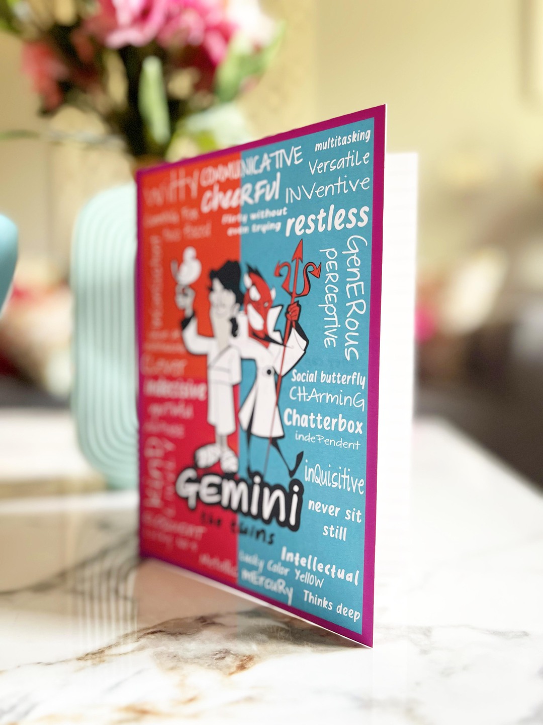 Gemini zodiac notebook
