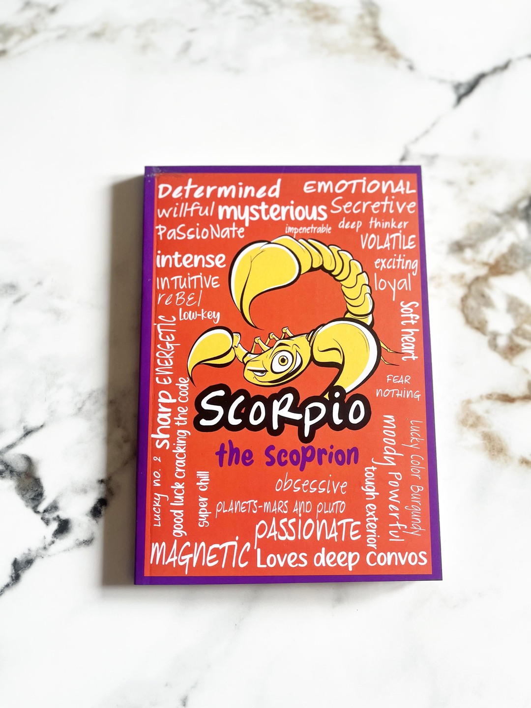 Scorpio zodiac notebook