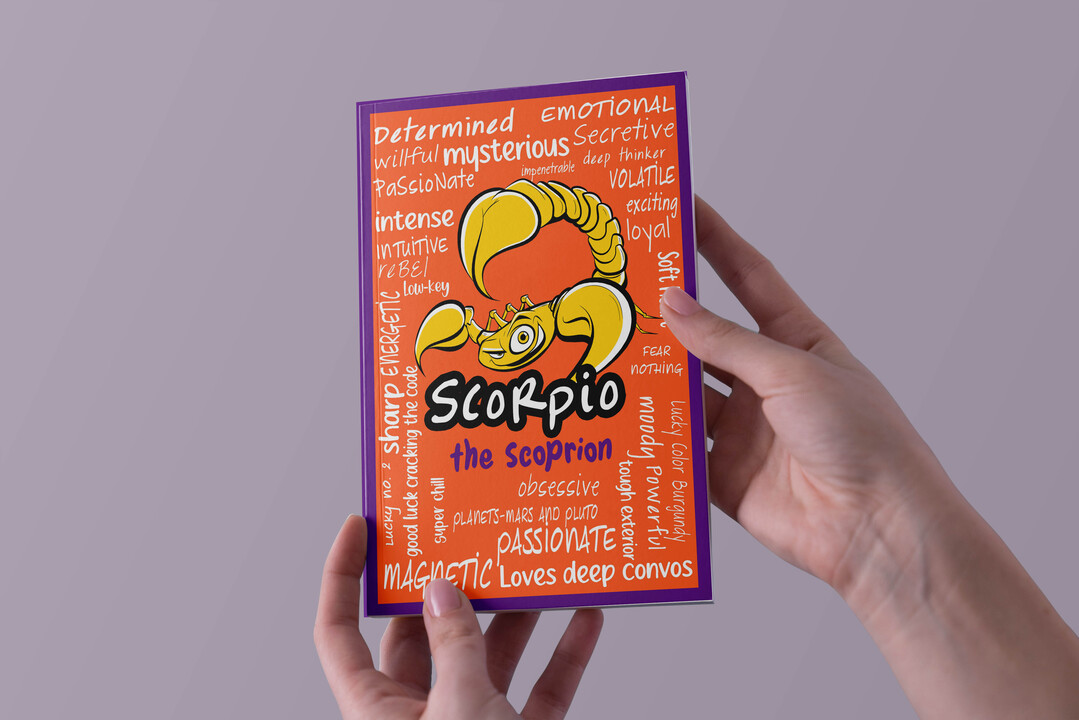 Scorpio zodiac notebook