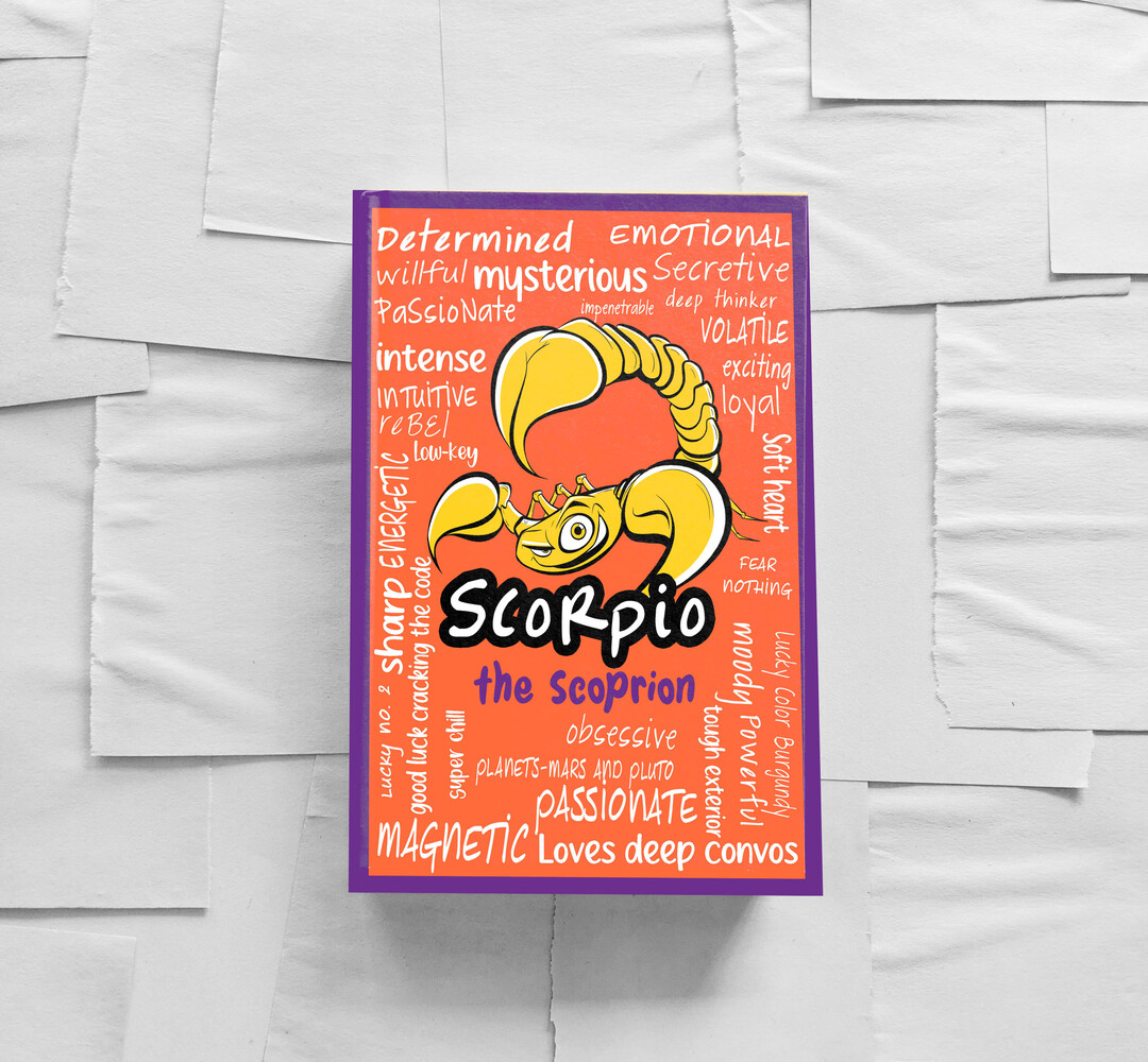 Scorpio zodiac notebook
