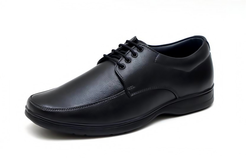WUGO Men Formal Shoes For Men's & Boys Black 
