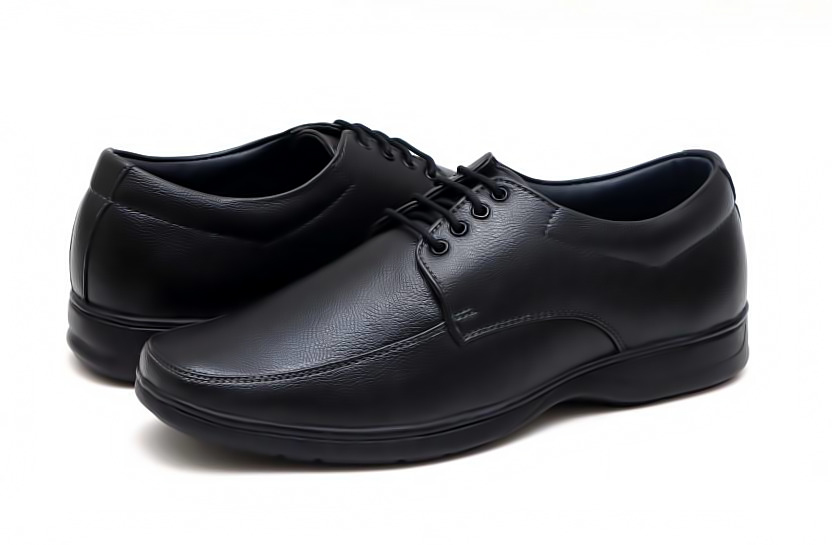 WUGO Men Formal Shoes For Men's & Boys Black 