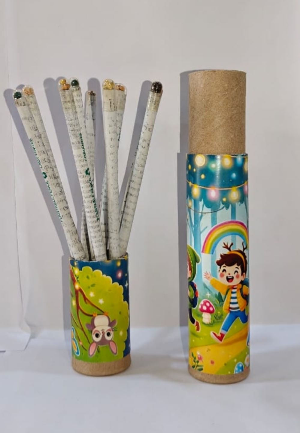 Christmas Jungle Black Paper Plantable Pencil-black Lead 