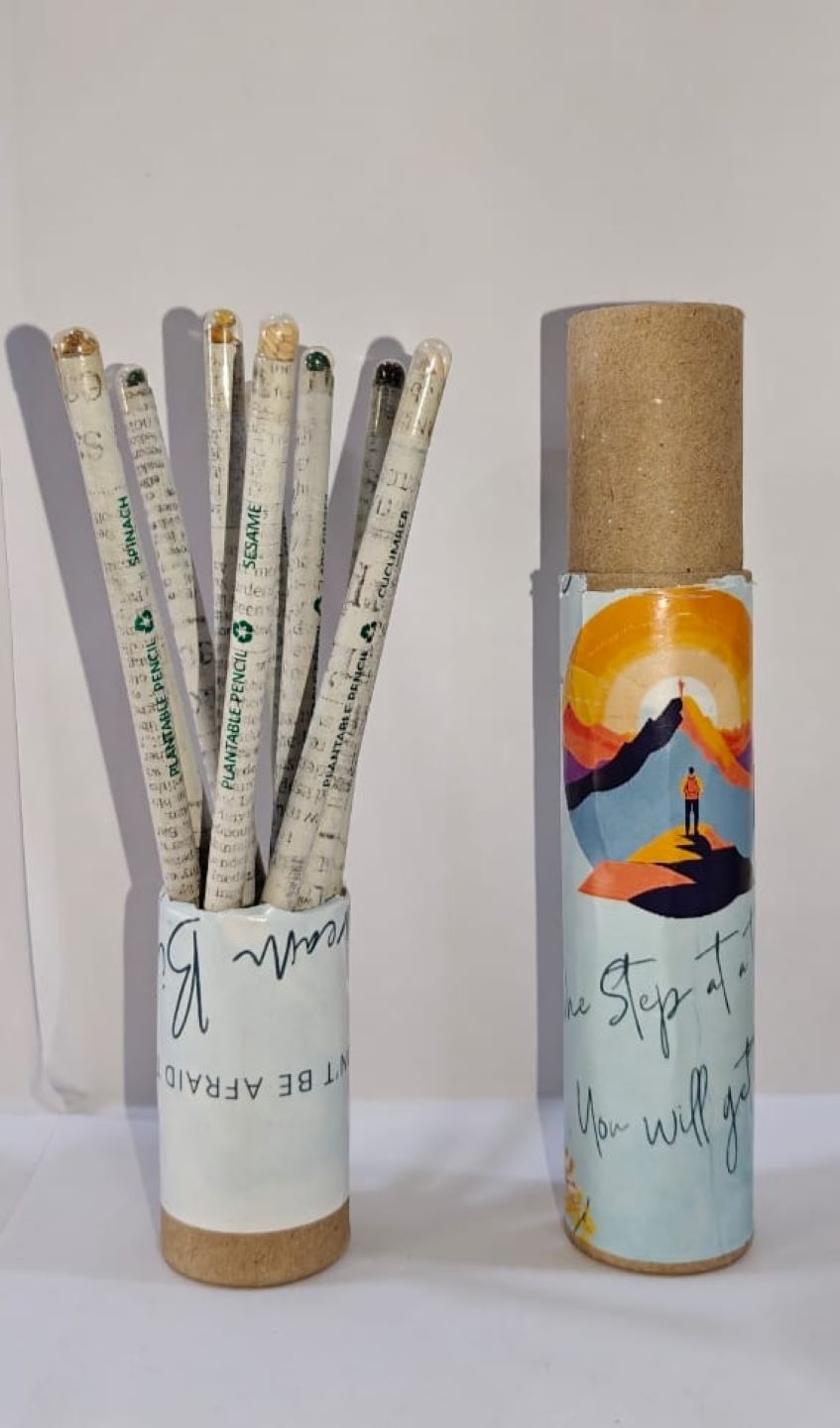 Dream Big Black Paper Plantable Pencil-black Lead 