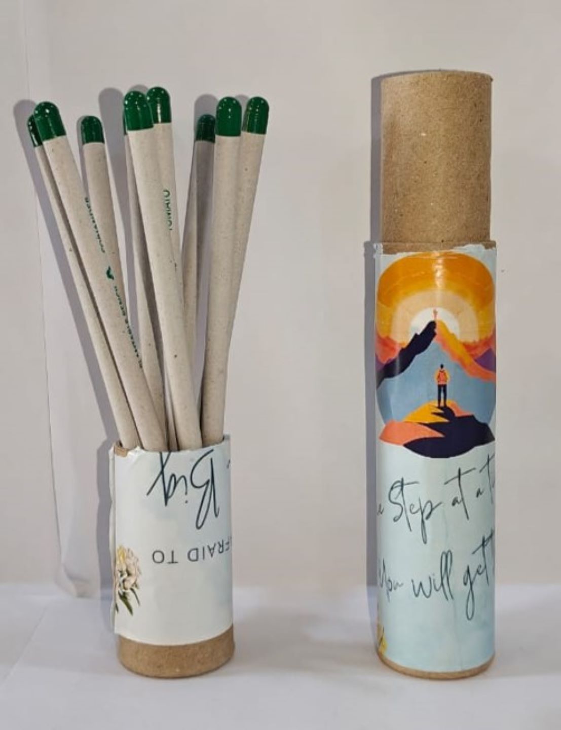 Dream Big White Paper Plantable Pencil-black Lead 