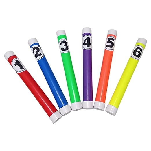 Fitfix Multicolor Swim Pool GameToy Diving Sticks/Underwater Swimming Diving Pool Toy Training Dive Toys Pool Diving Sticks Swimming Pool Stick Set for Teens Learning to Swim in Vibrant 6 Colors