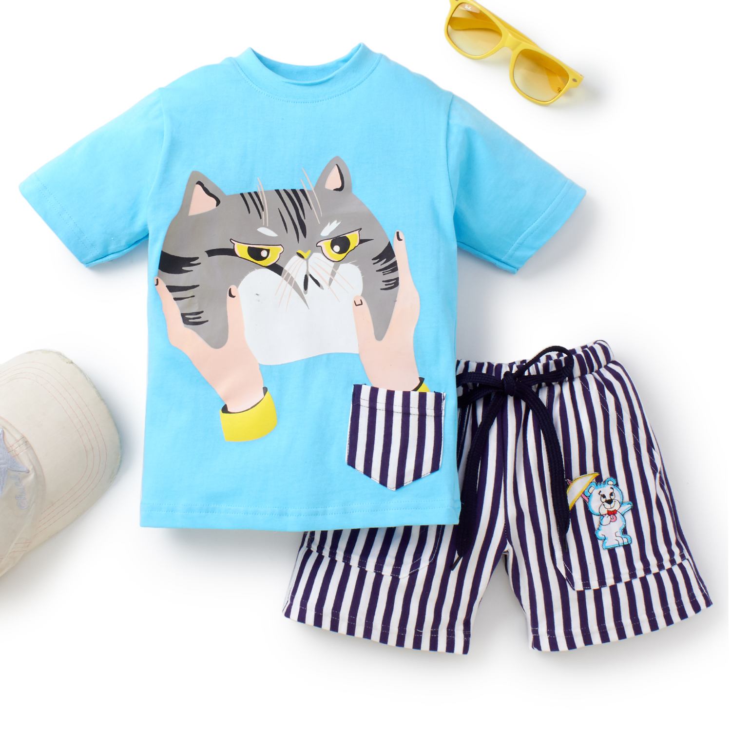 Pocket Full of Surprises  Boys' T shirt Combo Set