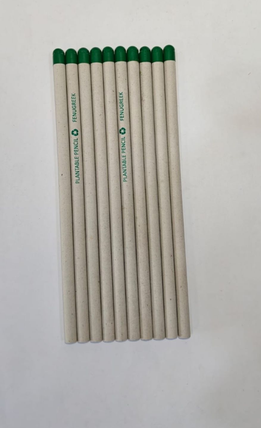 Vibrant Jungle White Paper Plantable Pencil-black Lead 