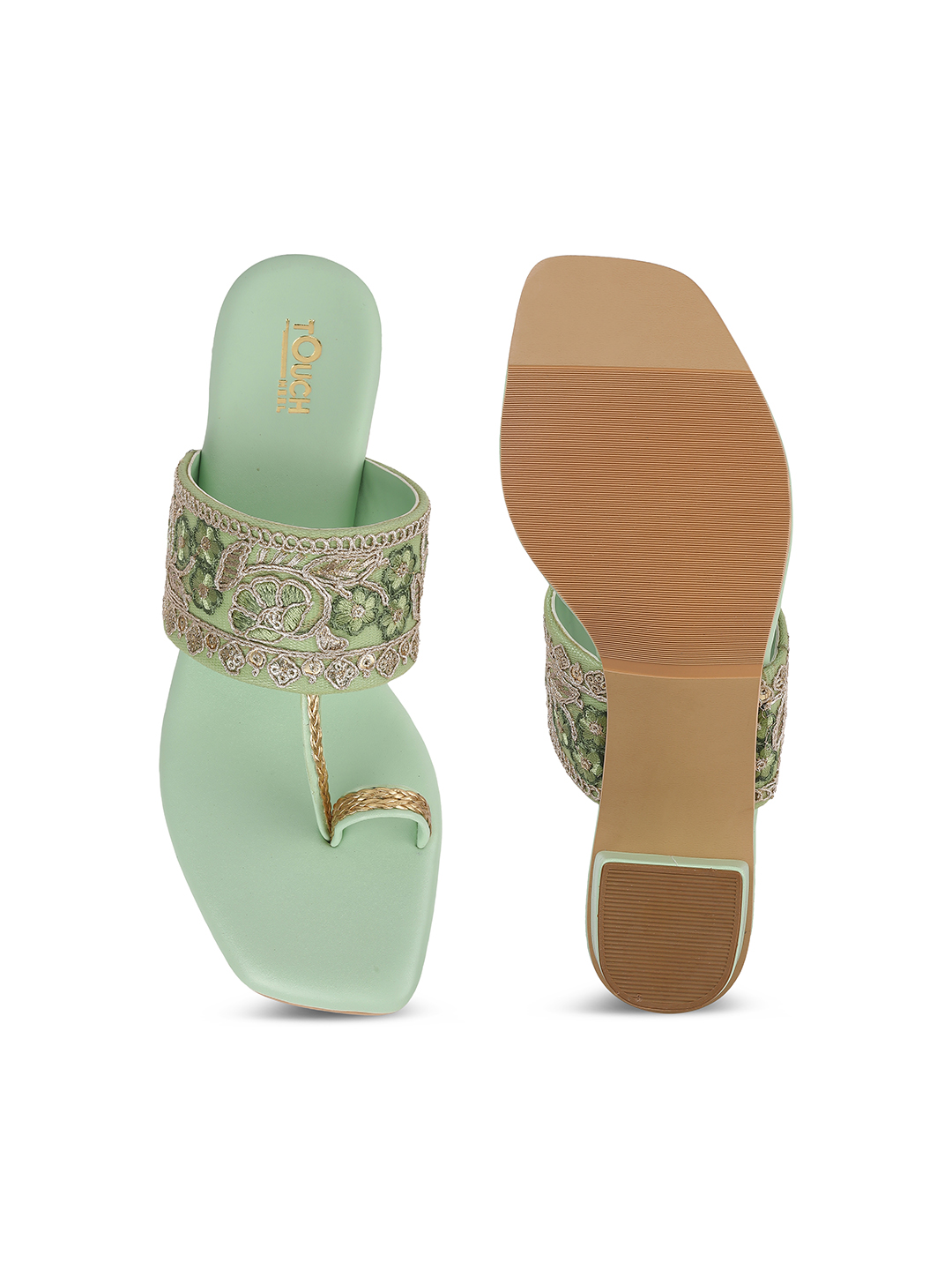 Women Etnicwear Block Heel Sandal