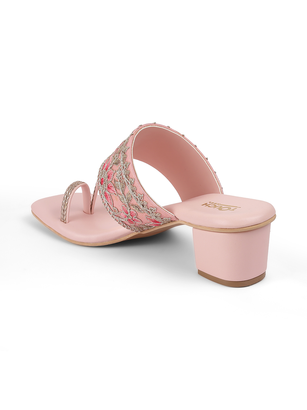 Women's Kolhapuri Slip-Ons Low-Heel Block Sandals